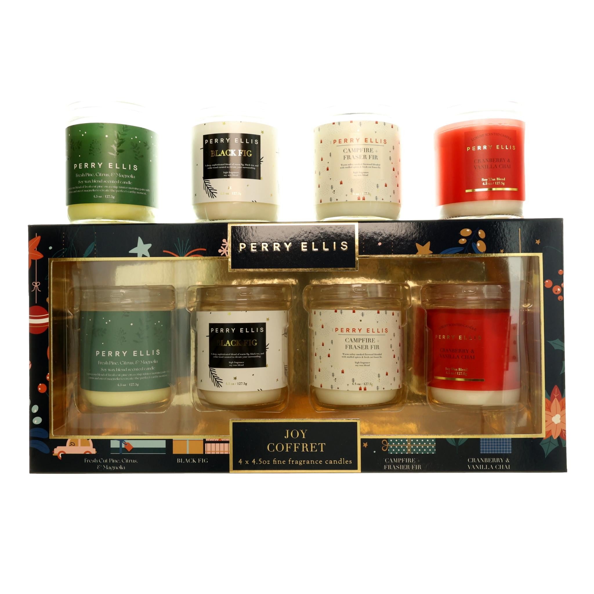 Photo of Perry Ellis Joy Coffret by Perry Ellis, 4 Piece Variety Candle Set